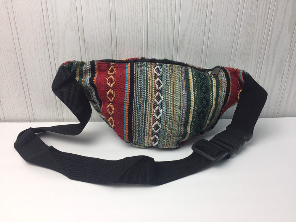 Himalayan Cotton Gheri Fanny Pack Waist Pack Hip Pack Bum