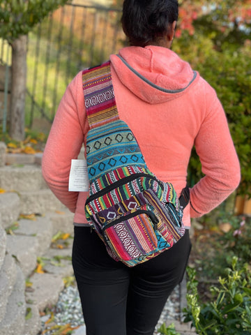 Boho Sling Bag with Gheri Design