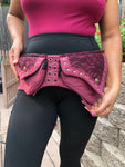 Lacy Lotus Fanny Pack Hip Pack Hip Hugger Sports Pack Steampunk Belt