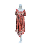 Casual Flowy Batik Dress for Summer